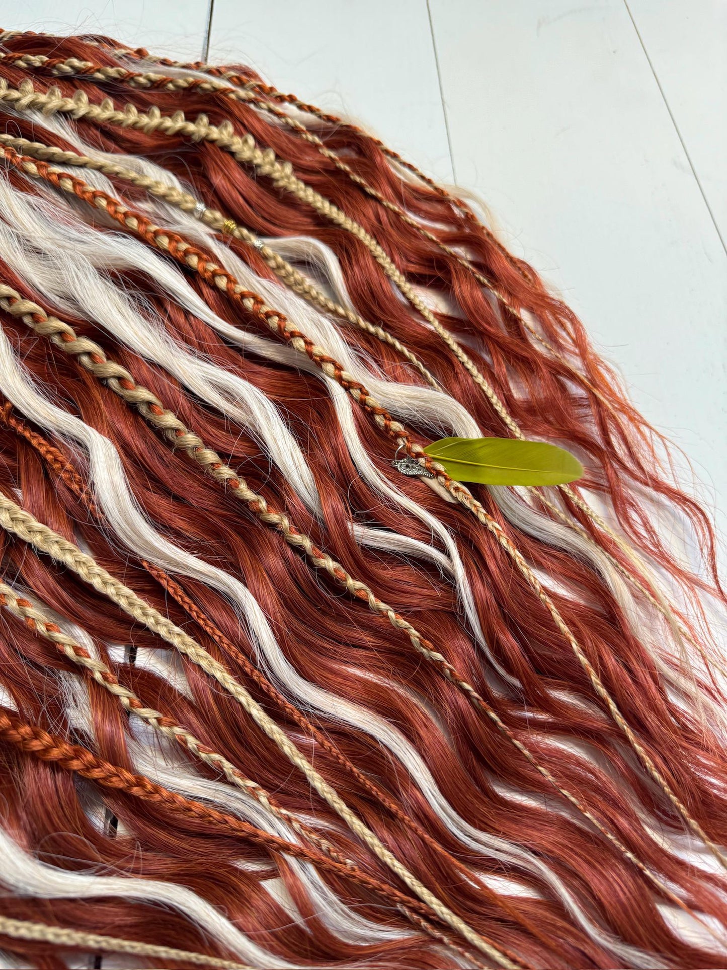 Ginger Blonde Boho Dreadlock Curls