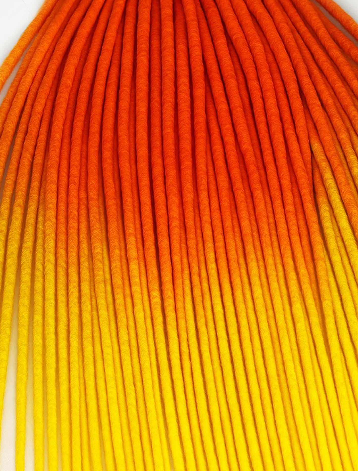 Orange Yellow Ombre Hair Extensions