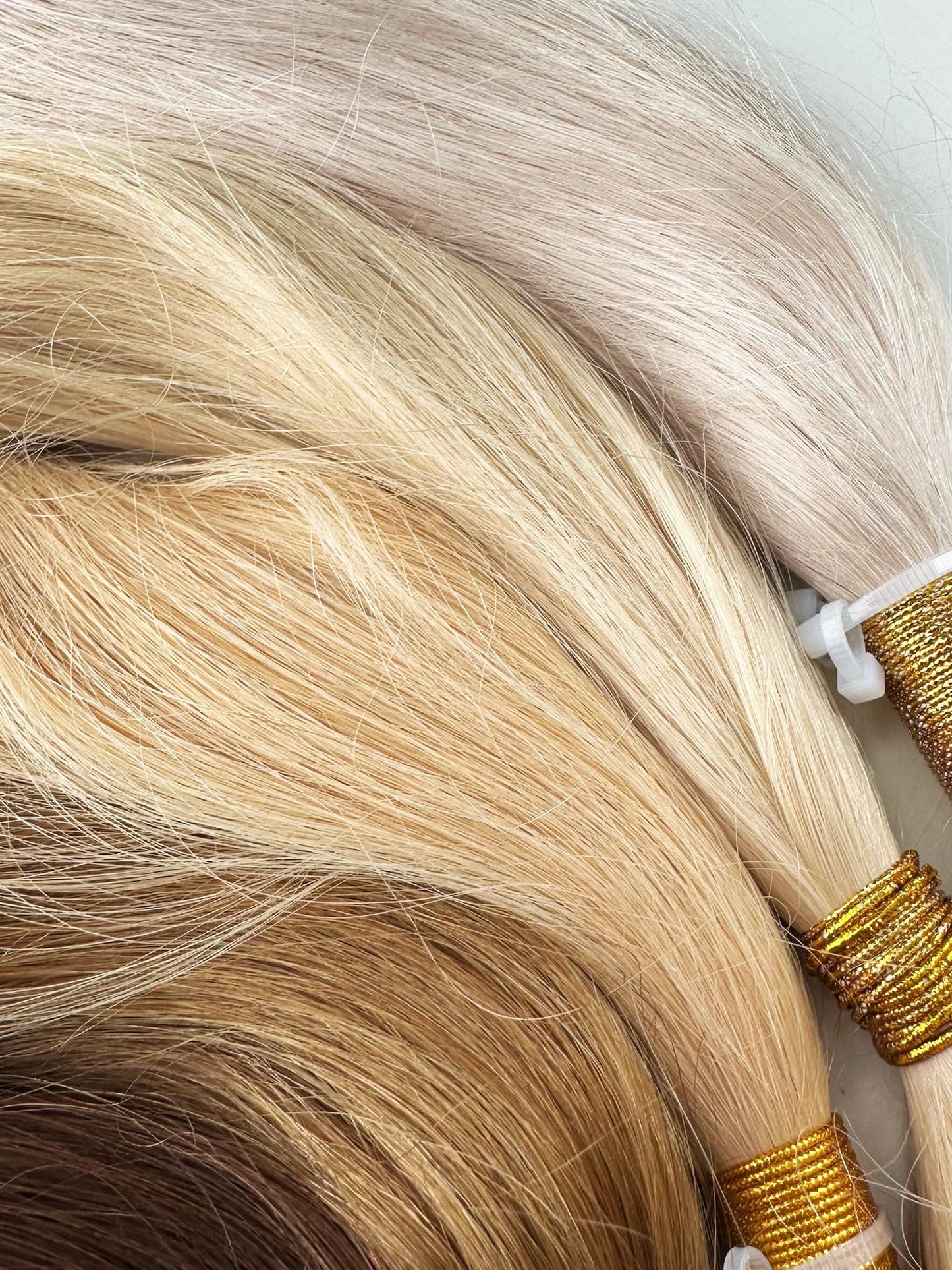 Dreadlocks with Human Hair Tips | Synthetic Dreads with Dyed Human Hair Ends