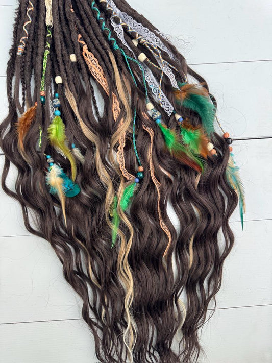 Forest Spirit Boho Dreadlock Extensions