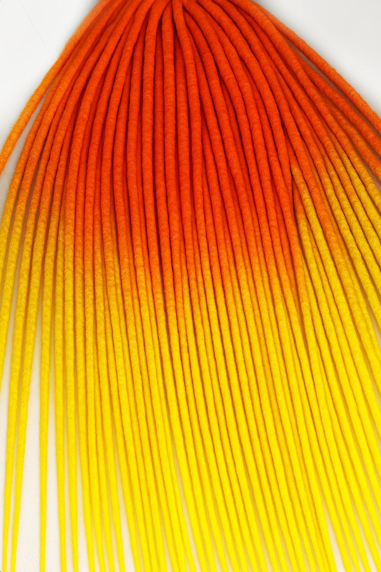 Orange Yellow Ombre Hair Extensions