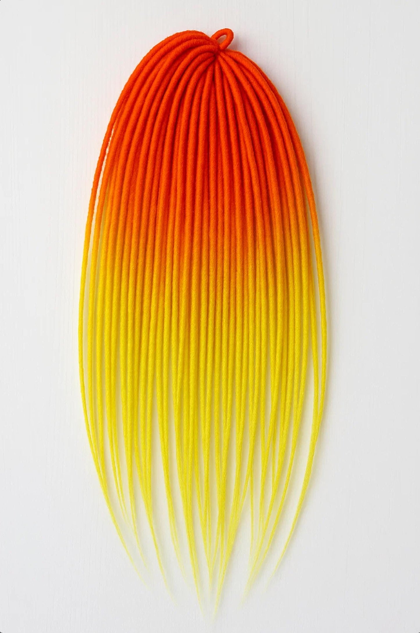 Orange Yellow Ombre Hair Extensions