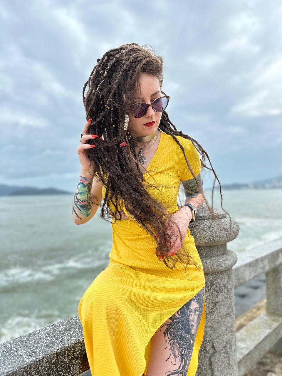 Dreads with Real Human Hair Ends