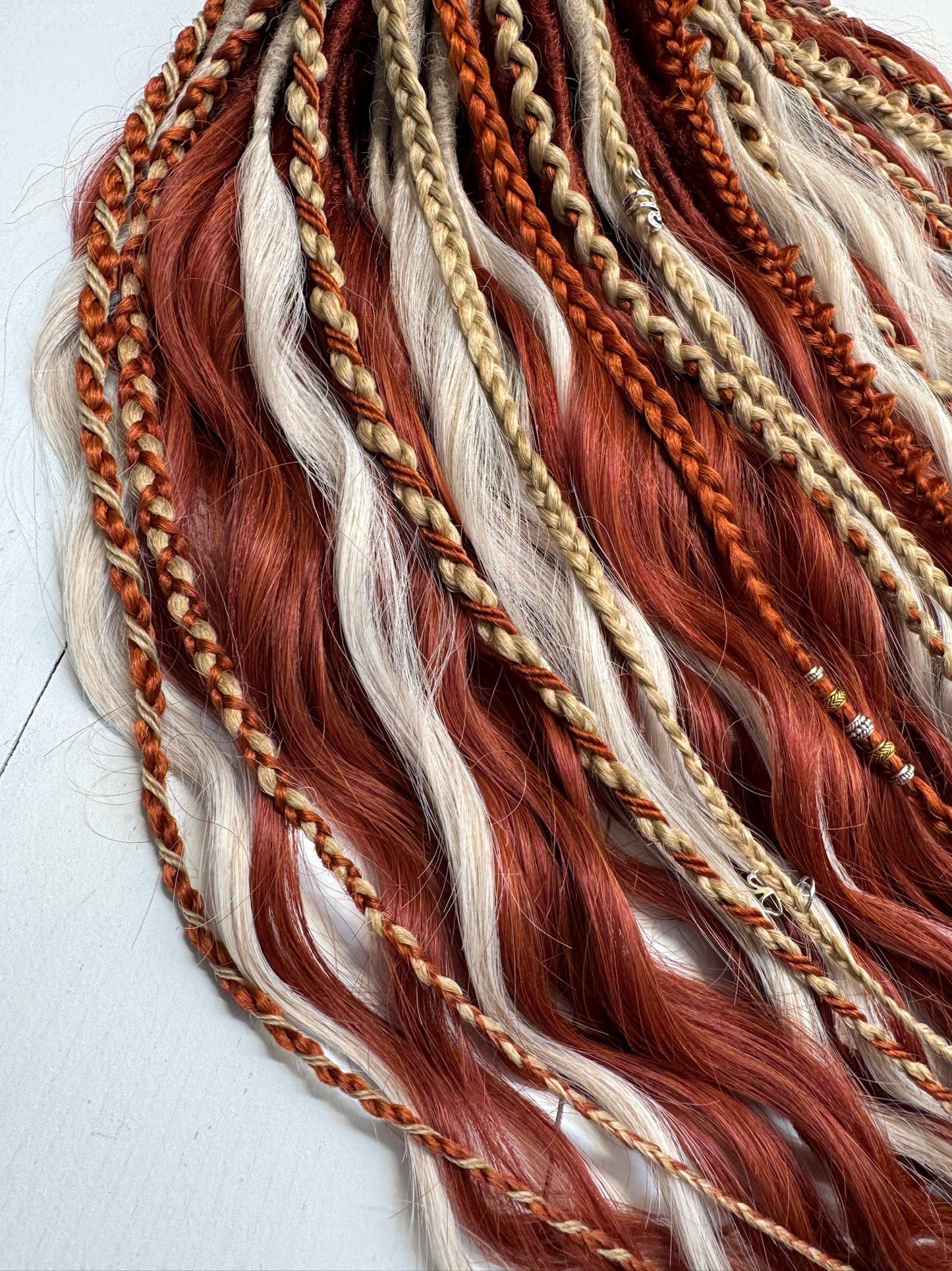 Ginger Blonde Boho Dreadlock Curls