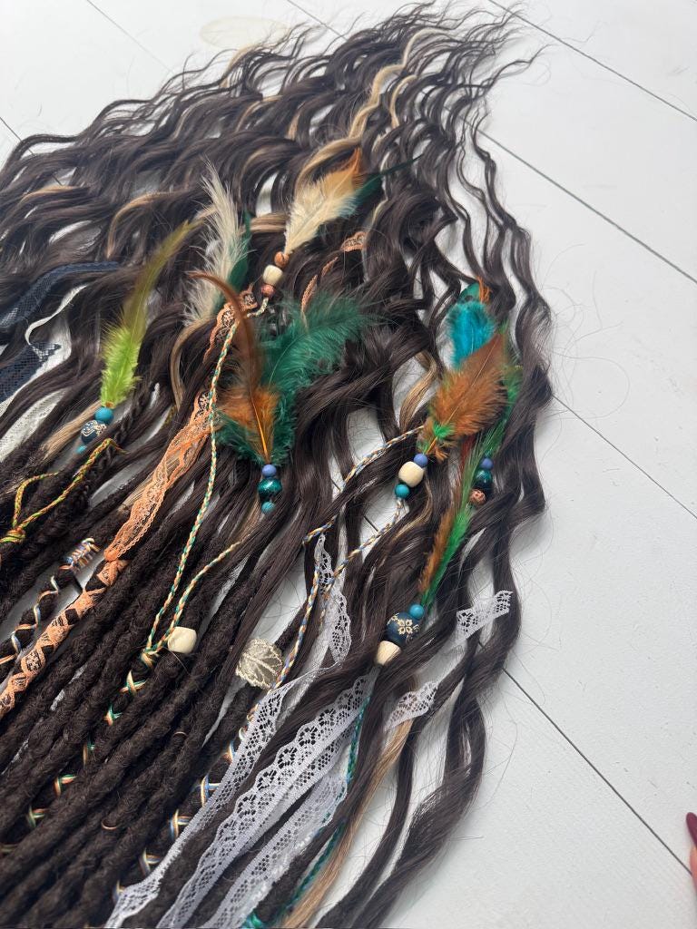 Forest Spirit Boho Dreadlock Extensions