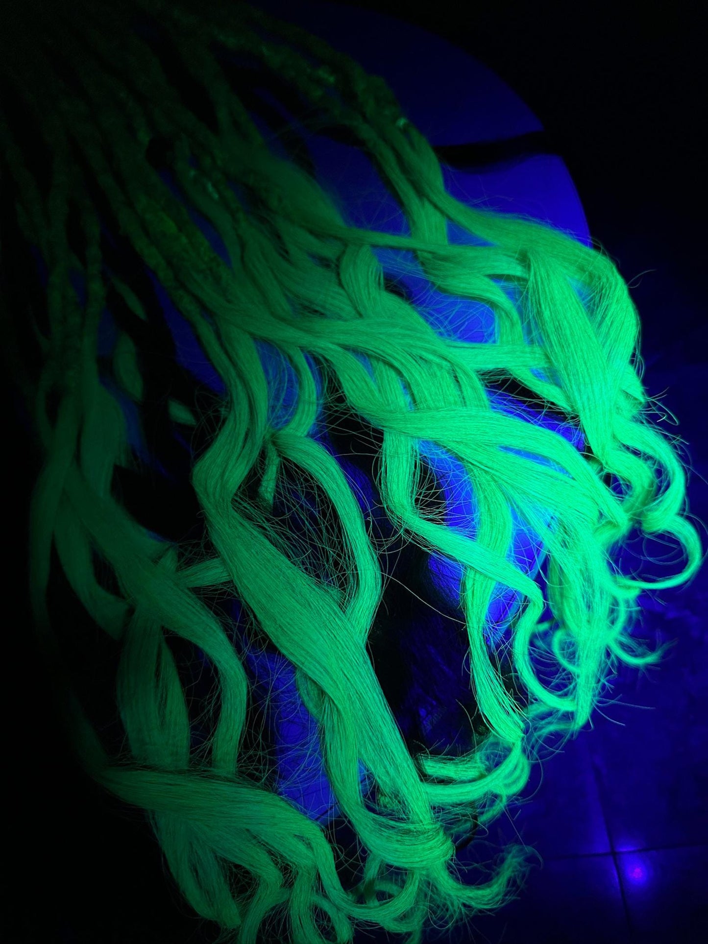 Dreadlocks with Human Hair Tips | Synthetic Dreads with Dyed Human Hair Ends