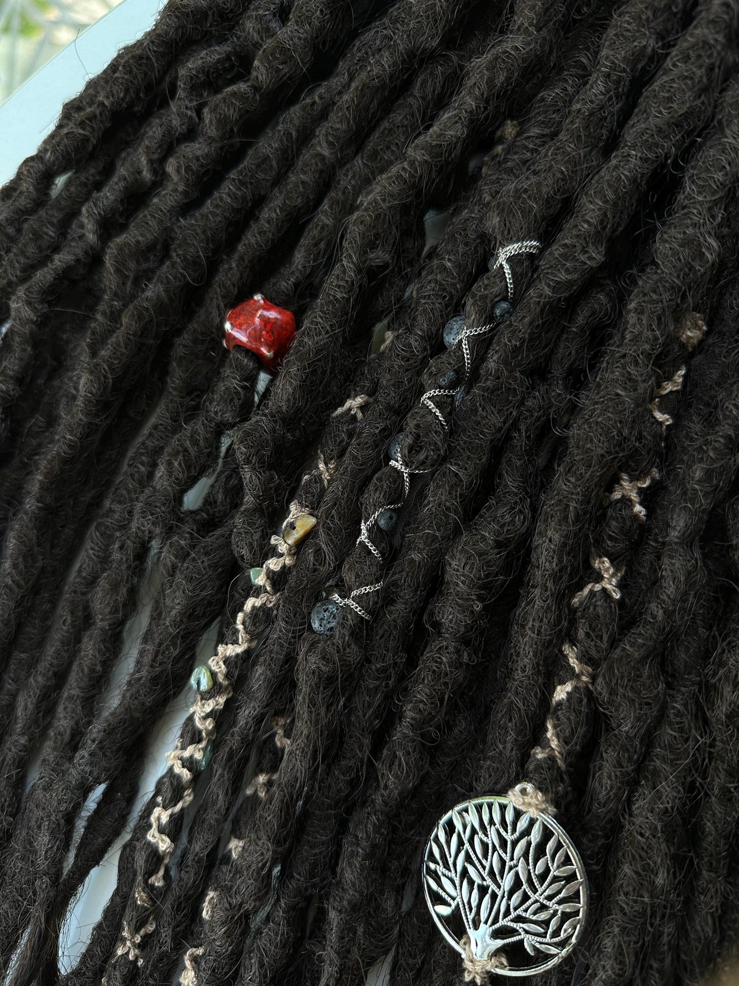 Dreads with Real Human Hair Ends