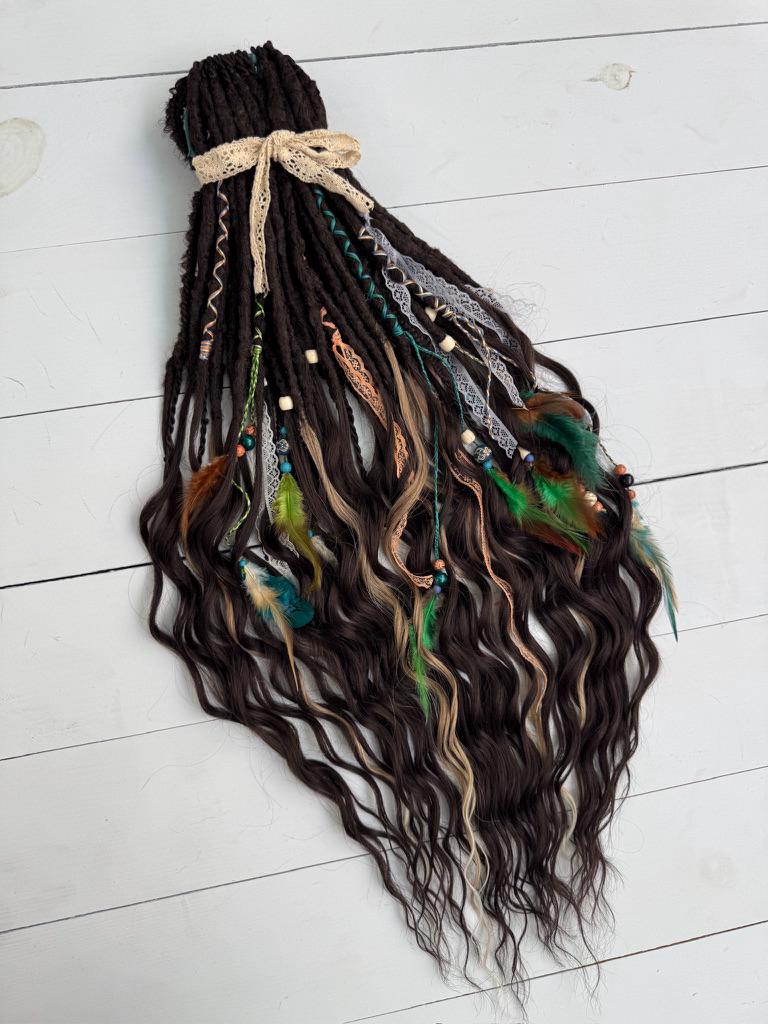 Forest Spirit Boho Dreadlock Extensions