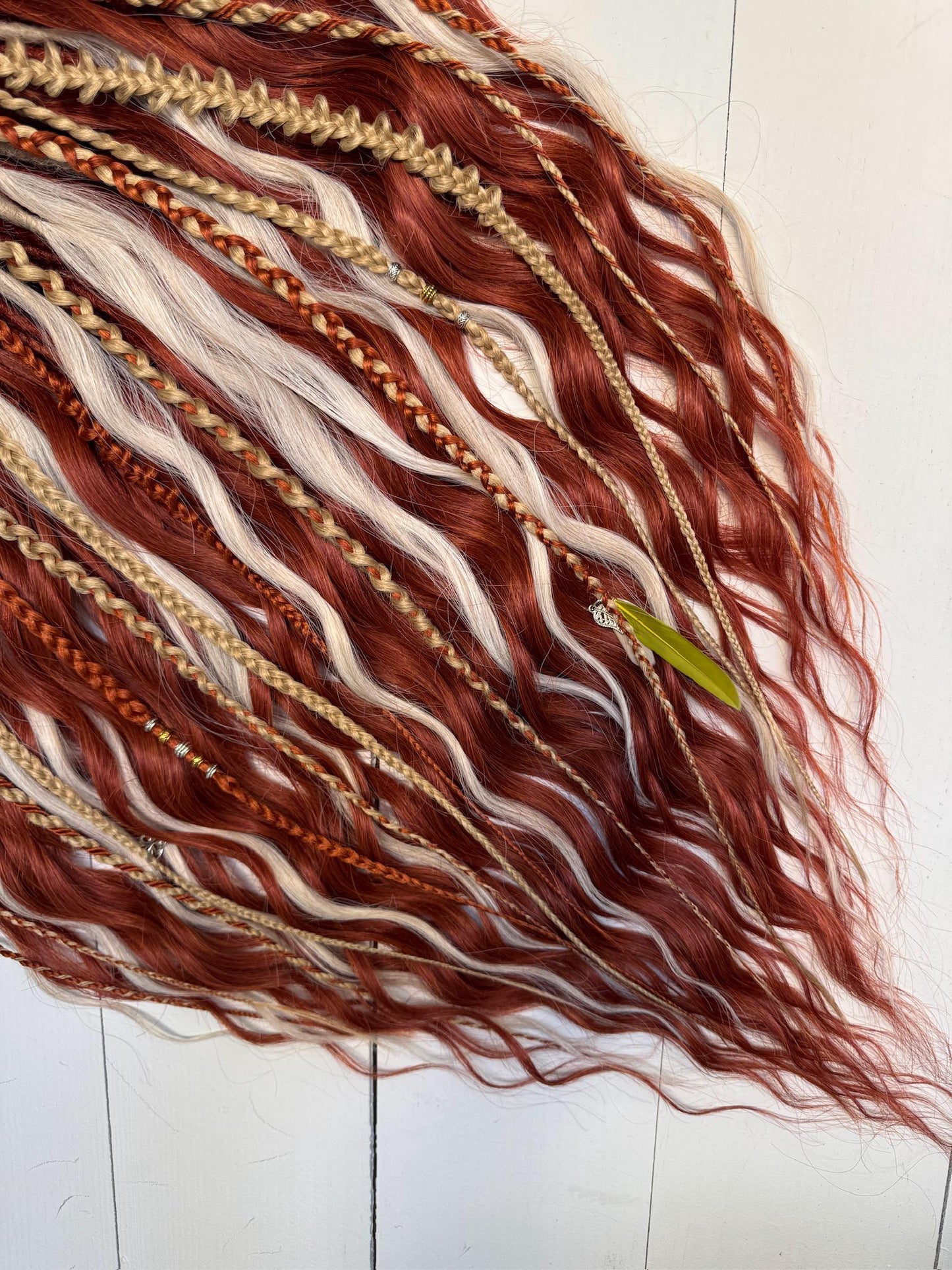 Ginger Blonde Boho Dreadlock Curls