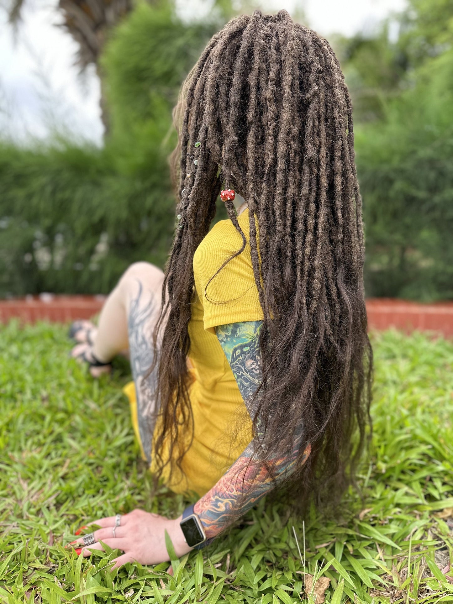 Dreads with Real Human Hair Ends