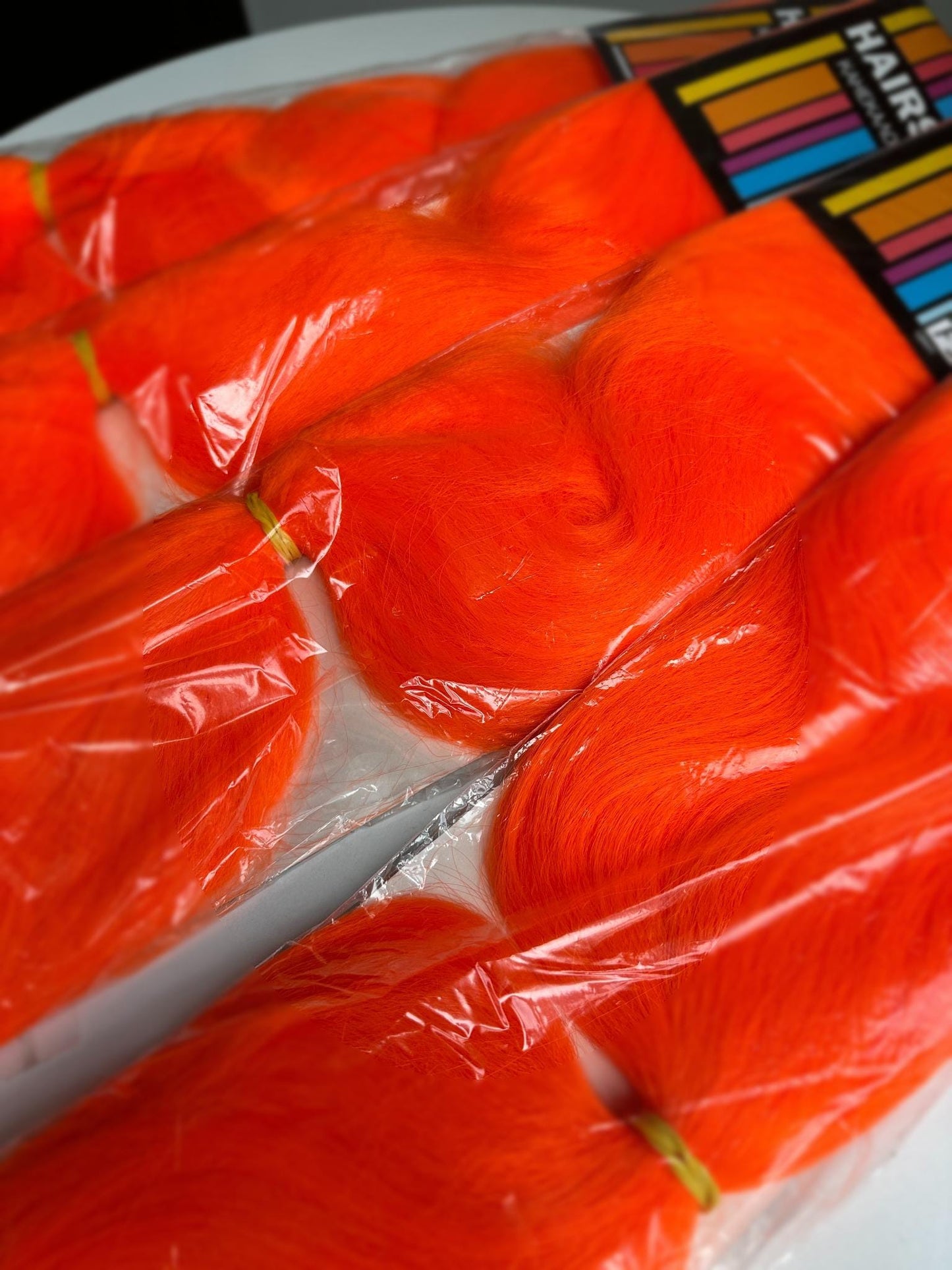 Orange Yellow Ombre Hair Extensions