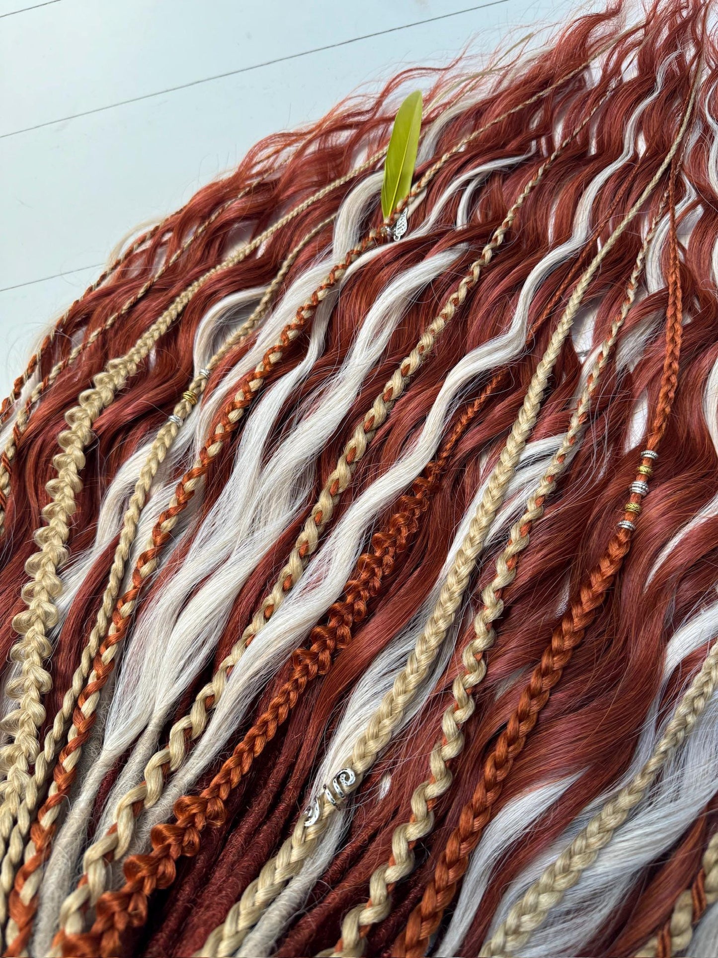 Ginger Blonde Boho Dreadlock Curls