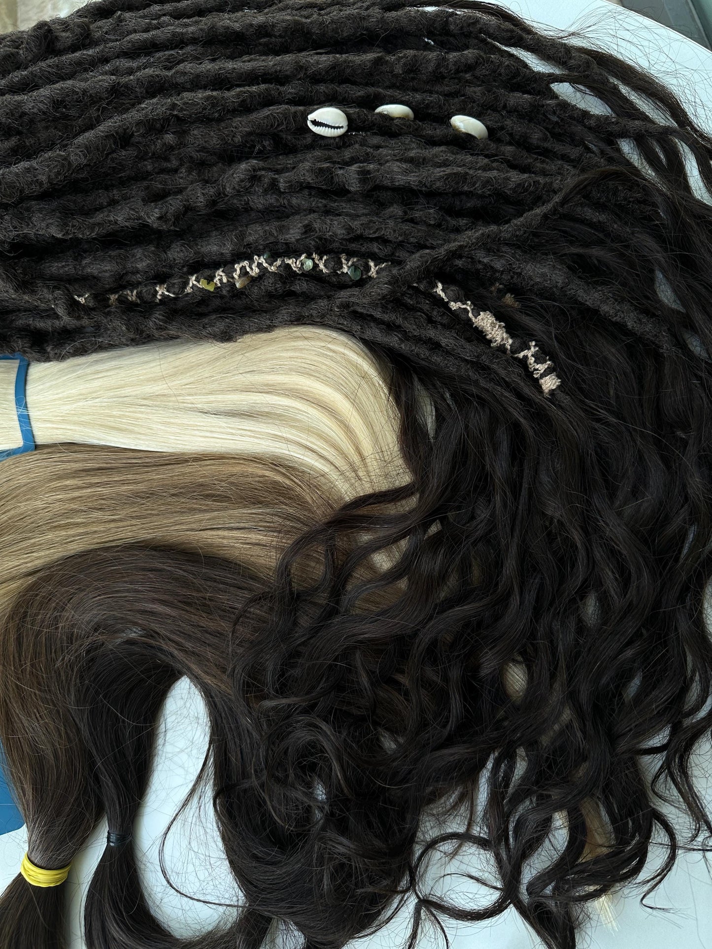 Dreads with Real Human Hair Ends