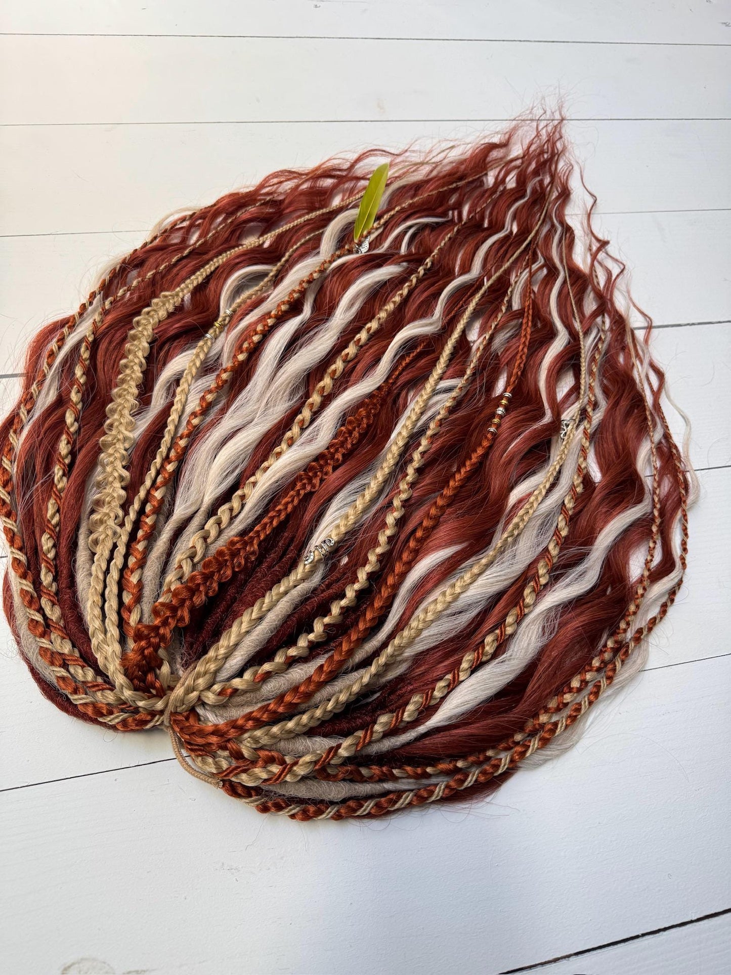 Ginger Blonde Boho Dreadlock Curls