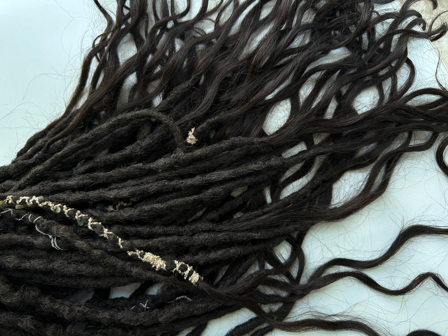 Dreads with Real Human Hair Ends