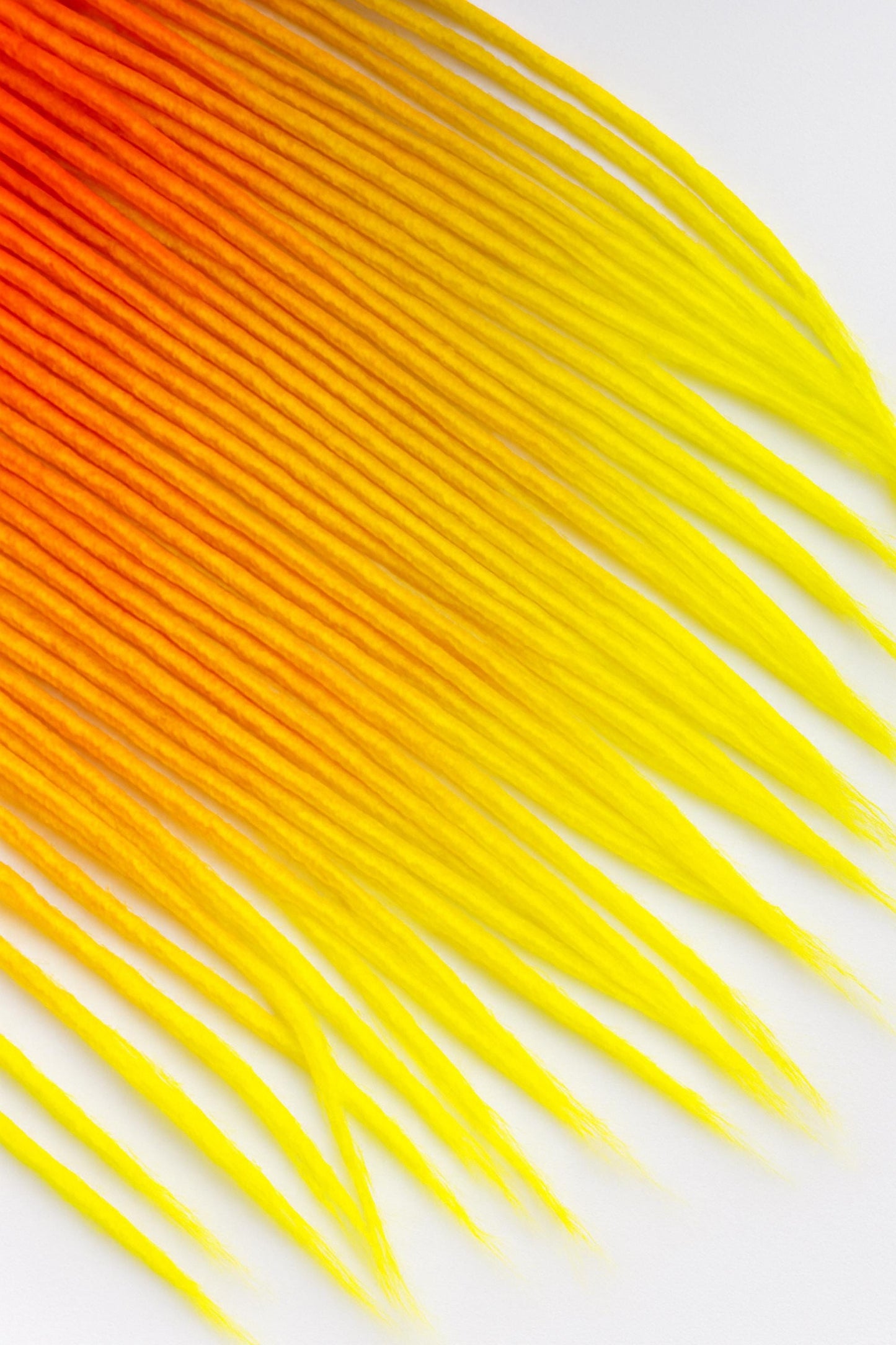 Orange Yellow Ombre Hair Extensions